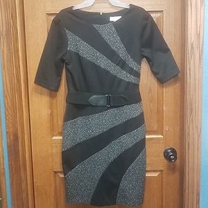 Black Dress with Belt